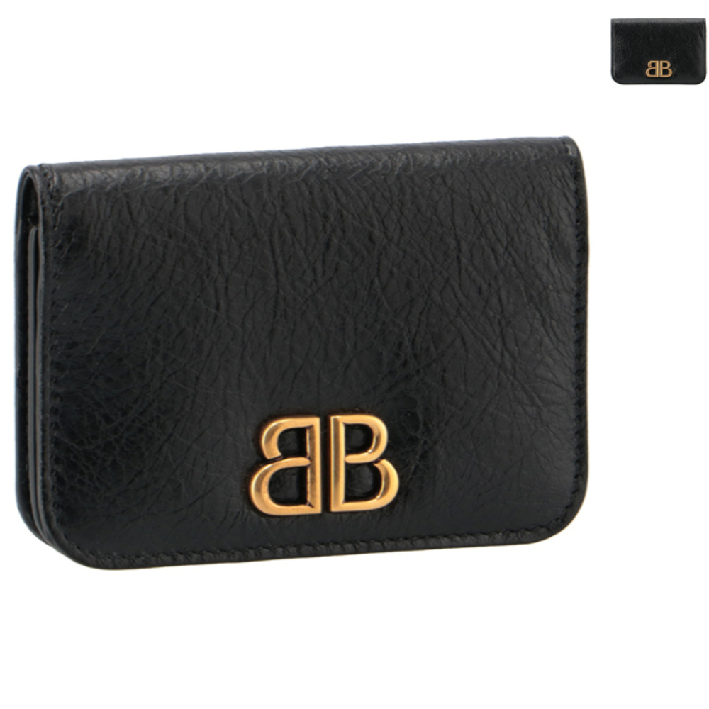 BALENCIAGA Card Case Monaco Bifold Card Holder Arena